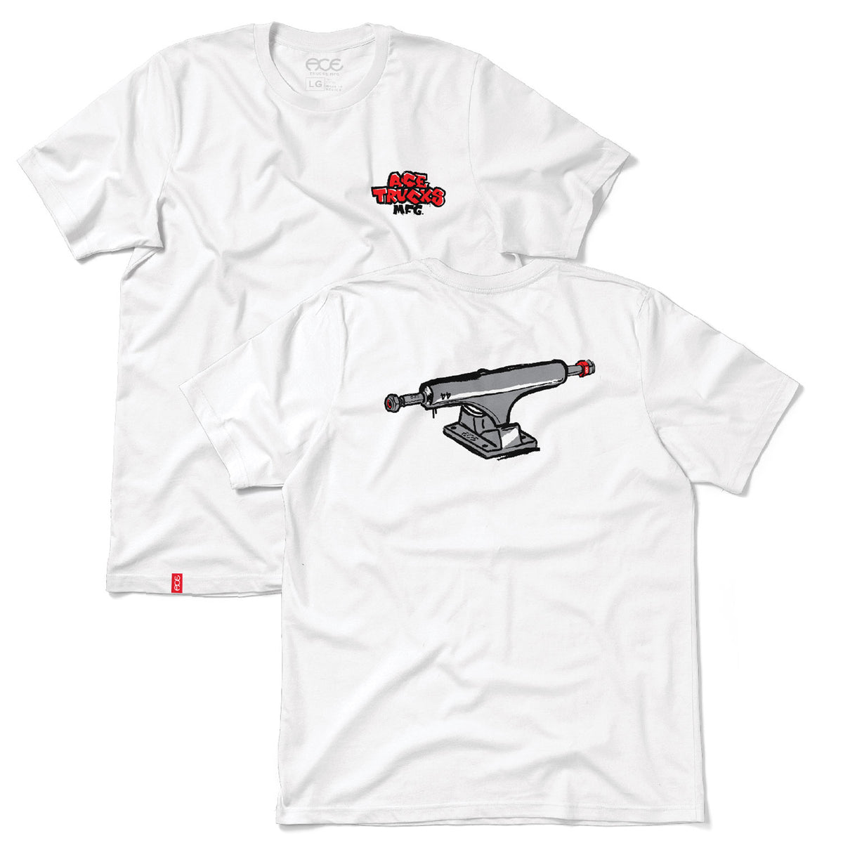 Ace Sketch White Tee