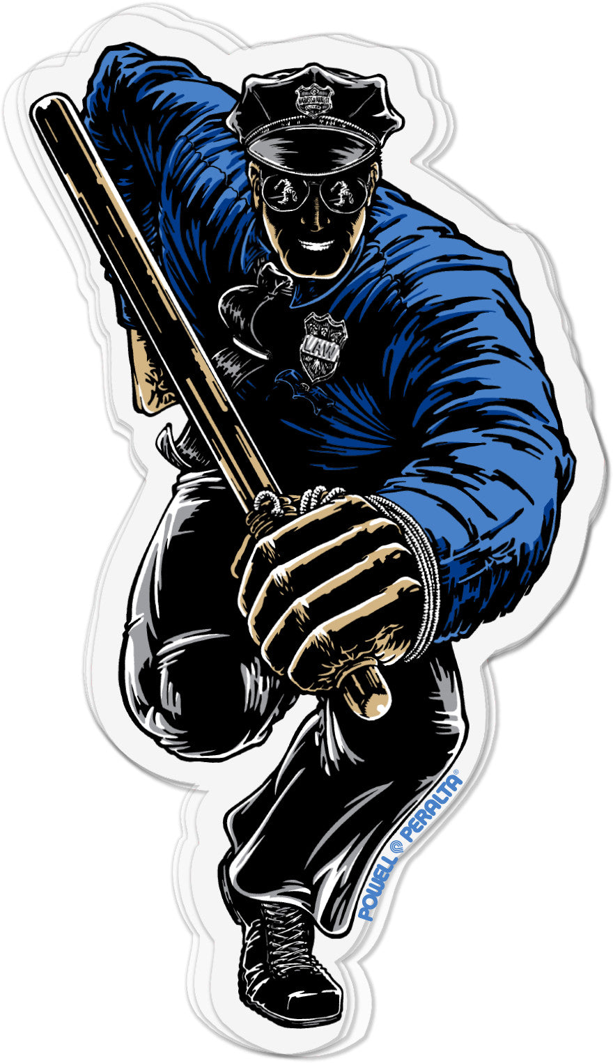 Powell Chris Senn Cop Sticker