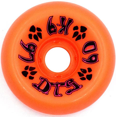 Dogtown K-9 80'S Orange Wheels 60MM 97A (Set of 4)