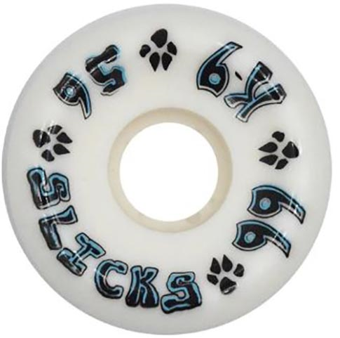 Dogtown K-9 Slicks White 56MM 99A (Set of 4)