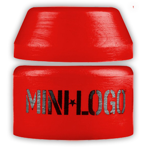 Mini-Logo Bushings Hard Red Single