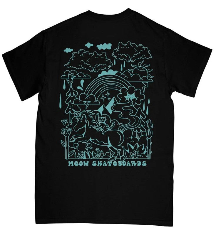 Meow Dream Black Tee
