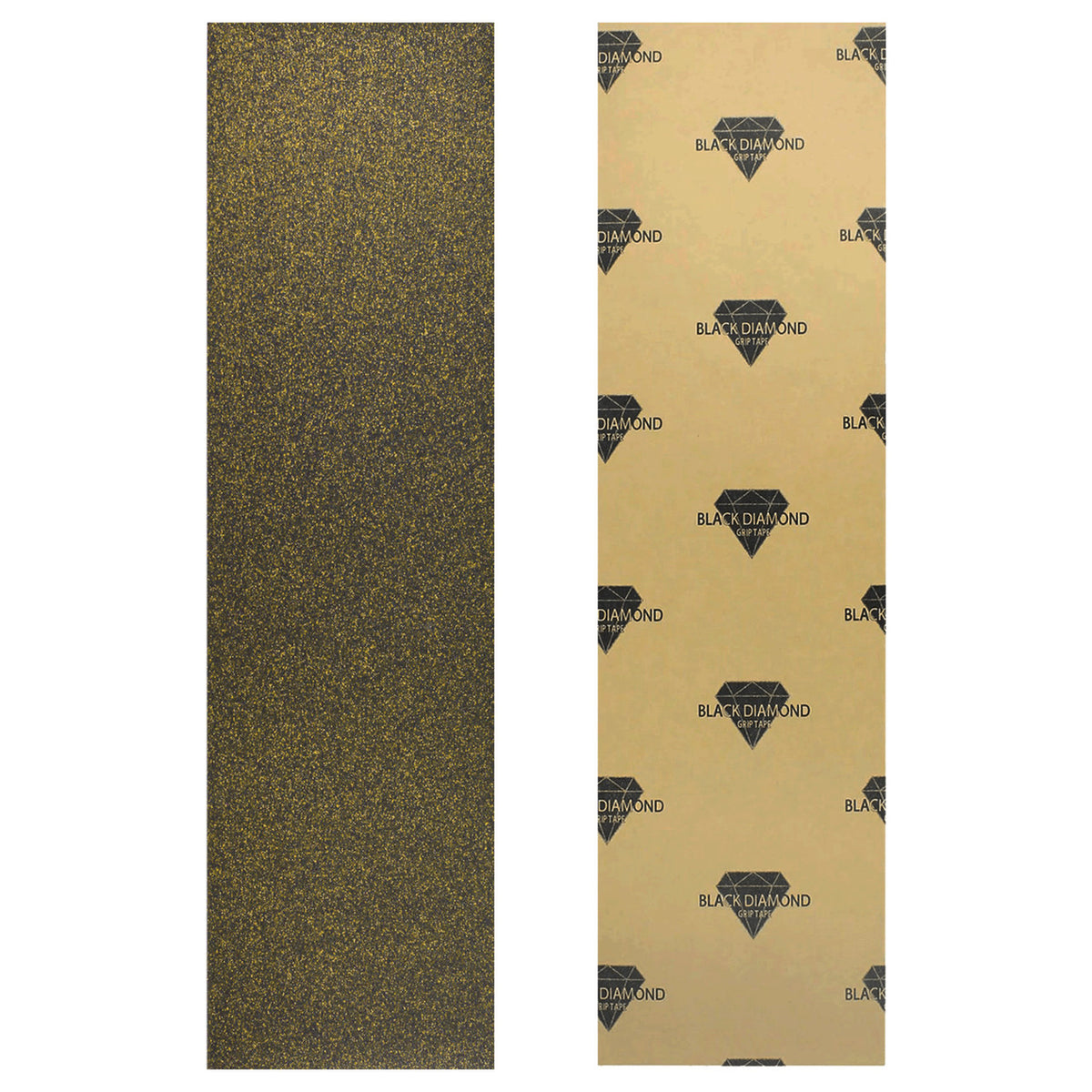 Black Diamond Longboard Griptape Sheet 10.00 X 48.00 Gold Glitter