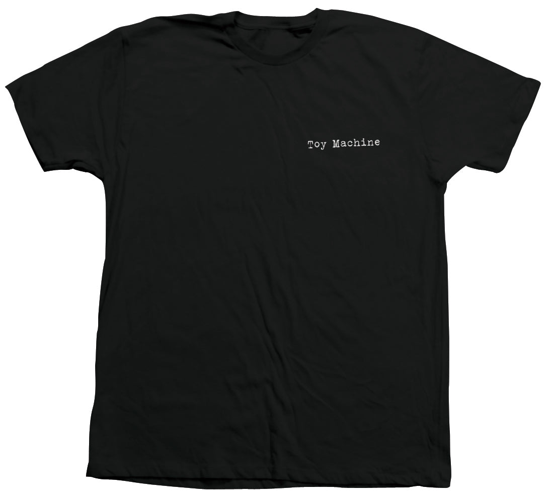 Toy Machine Charred Cross Black Tee