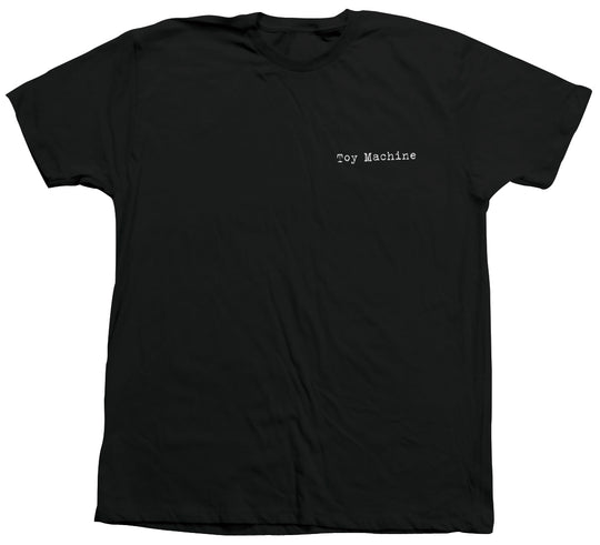 Toy Machine Charred Cross Black Tee