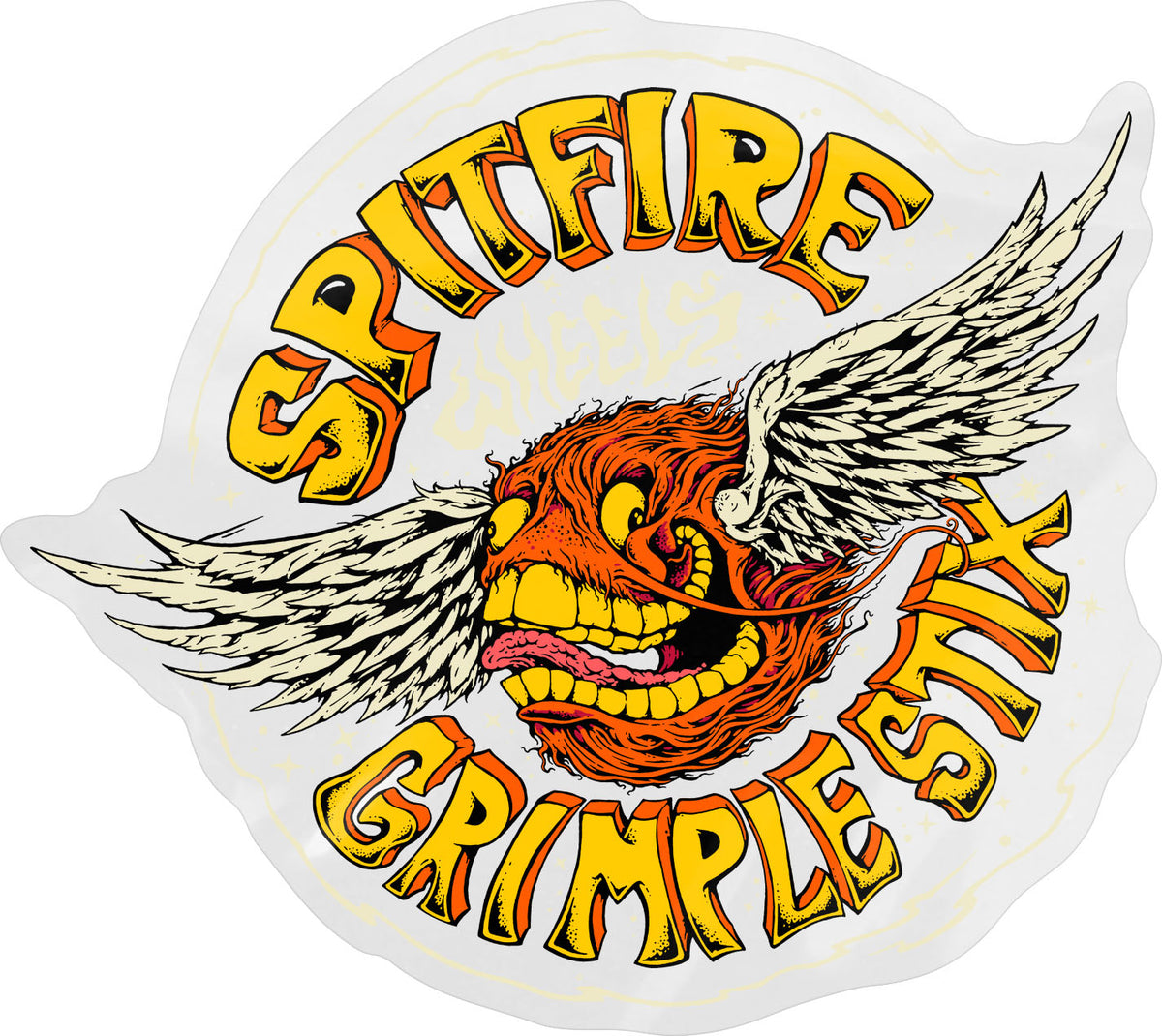 Spitfire Grimple Flying Classic Md Sticker