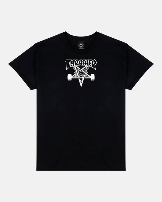 Thrasher SK8 Goat Black Tee