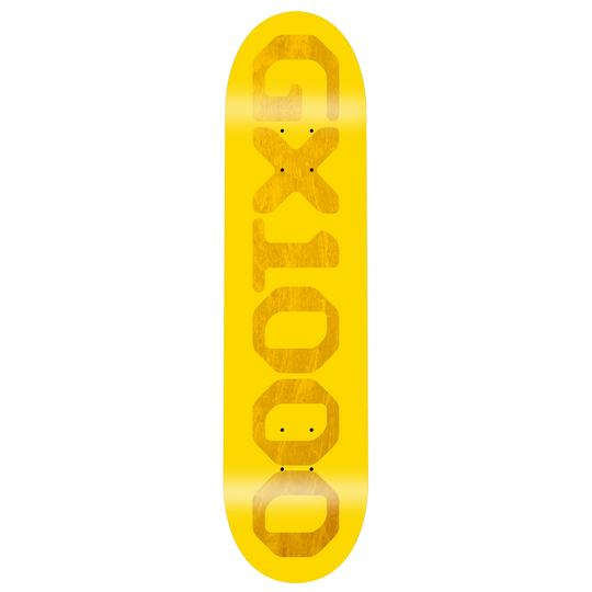 GX1000 Team OG Logo Yellow Deck 8.37