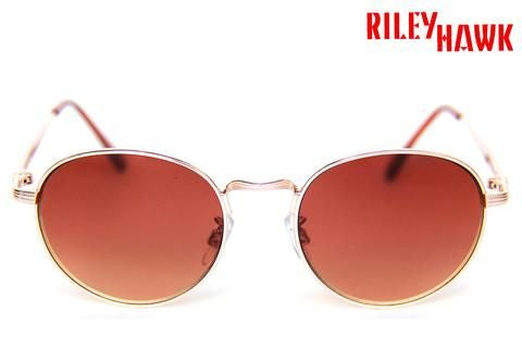 Happy Hour Holidaze Hawk Gold & Amber Sunglasses