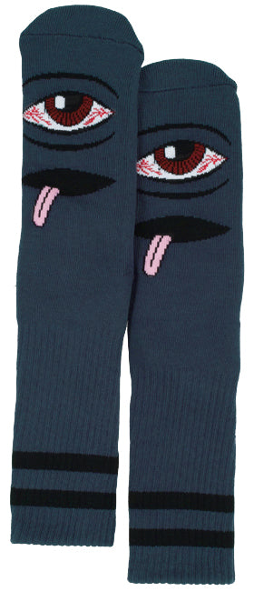 Toy Machine Bloodshot Eye Socks Slate