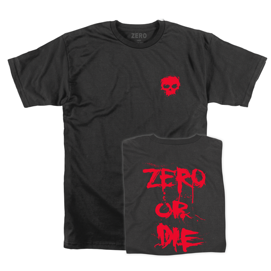 Zero Zero Or Die Black Tee