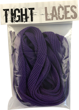 Tight Laces Flat 45" Purple