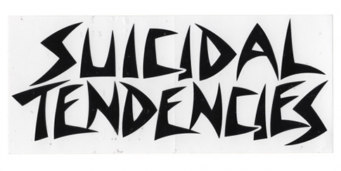 Dogtown Suicidal Tendencies Logo White 6.5" Sticker