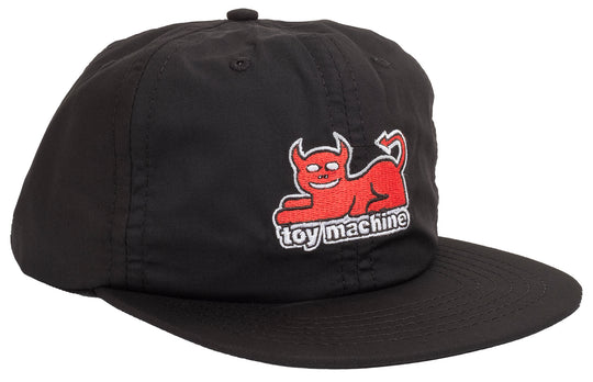 Toy Machine Devil Cat Strapback Dad Hat Black