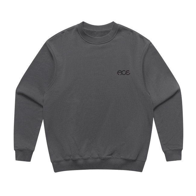 Ace Hutch Dark Grey Crew/Swt