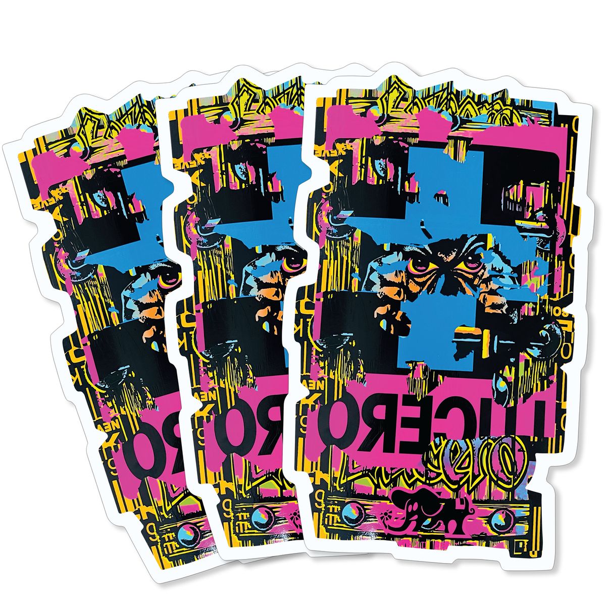 Black Label Lucero Mashup 3.0 X 5.0 Sticker