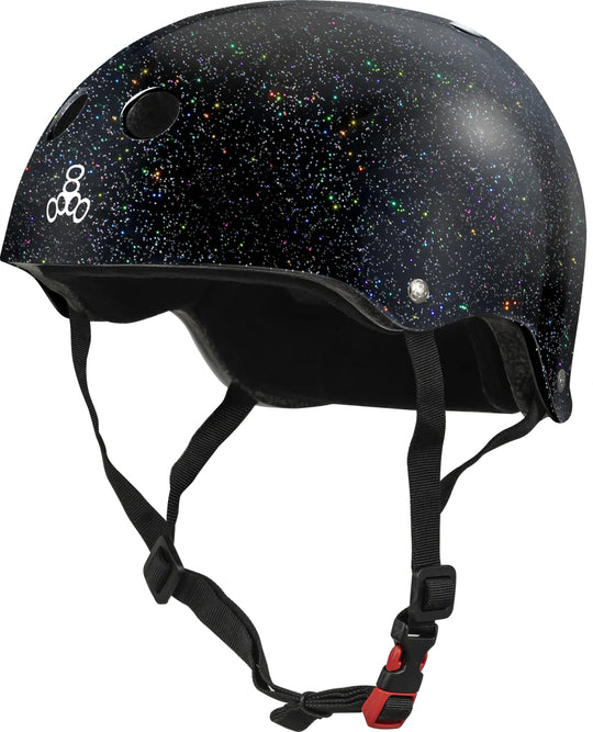 Triple 8 Helmet Certified Sweatsaver Black Glitter XL/XXL