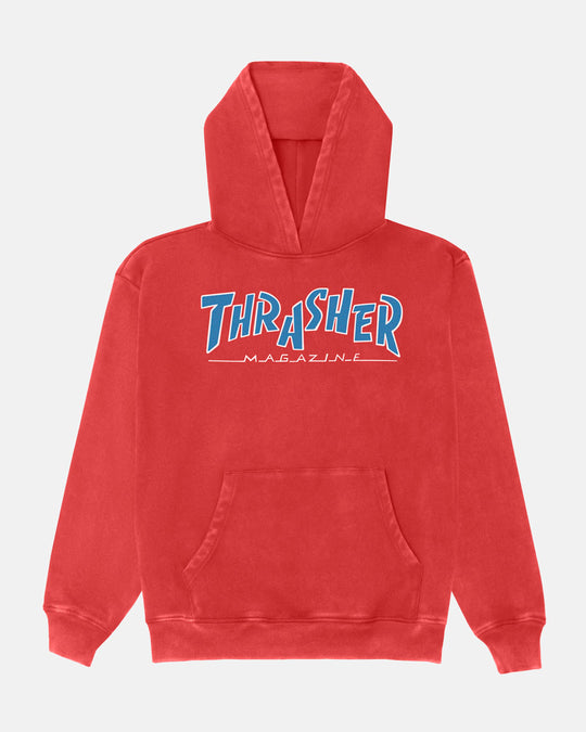 Thrasher Parra Mag Vintage Red Hoodie