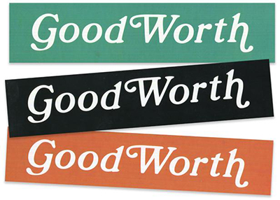 Good Worth & Co Bar Sticker