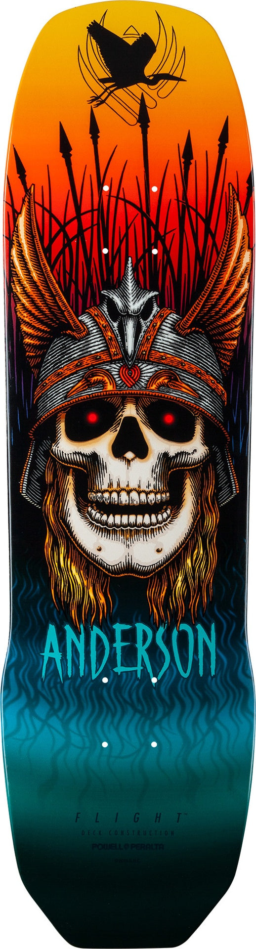 Powell Andy Anderson Heron Skull Shaped Flight Deck 8.45