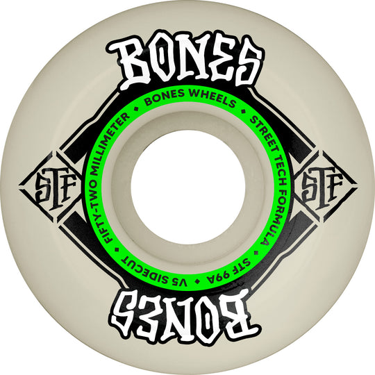 Bones STF Sidecuts V5 52MM 99A (SET Of 4)