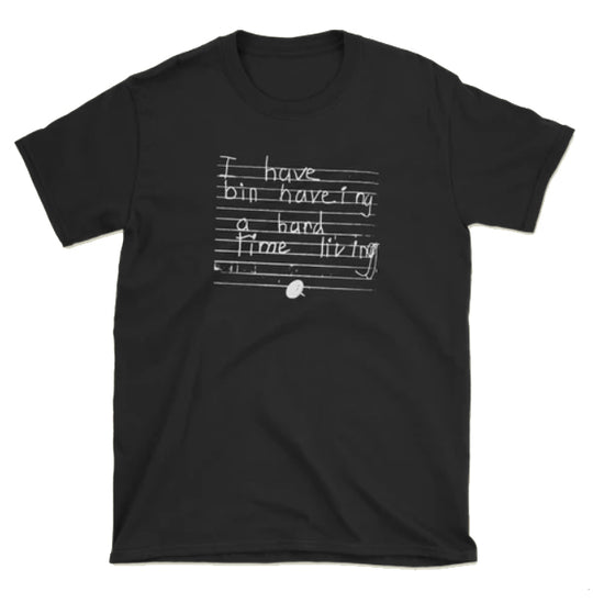 Tacky Joy Factory Hard Times Black Tee