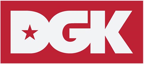 DGK Classic 9" Sticker Red/White