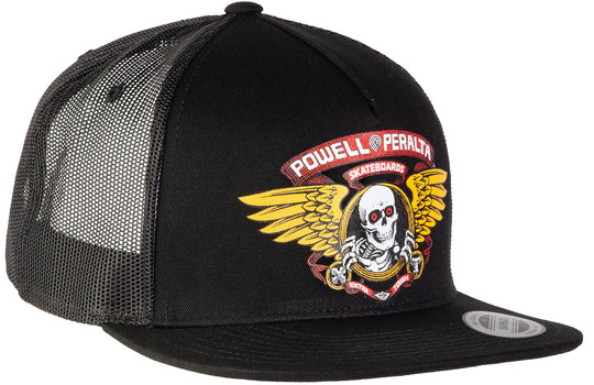 Powell Winged Ripper Trucker Hat Black
