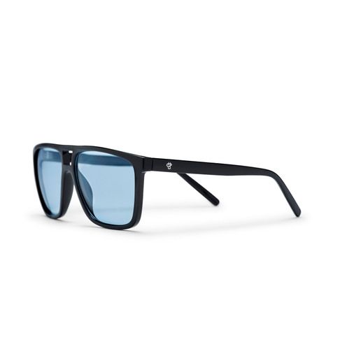 Chpo Siljian Black/Light Blue Sunglasses