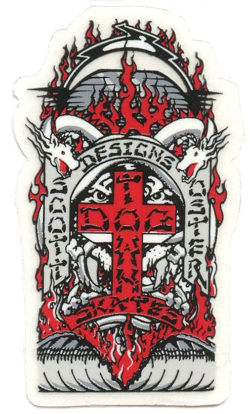 Dogtown Scott Oster 4" Sticker