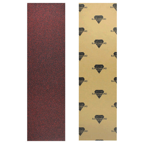 Black Diamond Longboard Griptape Sheet 10.00 X 48.00 Red Glitter