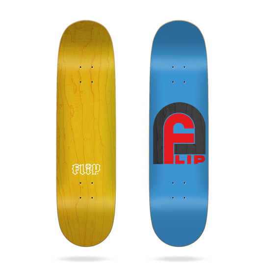 Flip Team Gate Logo Blue Deck 8.5