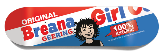 Girl Geering Bubble Gum Twin Tail Deck 8.25