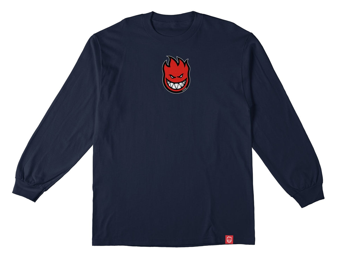 Spitfire Bighead Mid Fill Navy Long Sleeve Tee