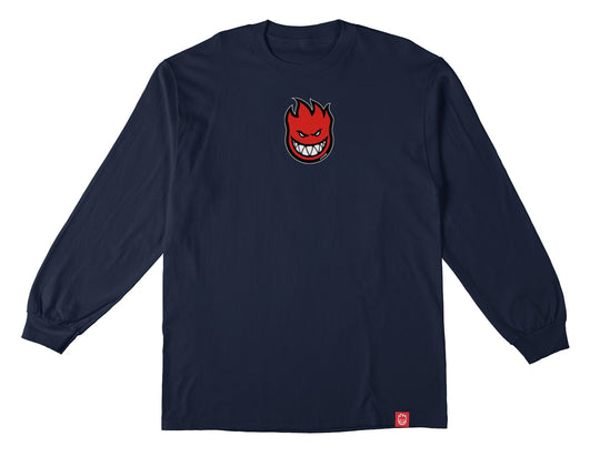 Spitfire Bighead Mid Fill Navy Long Sleeve Tee