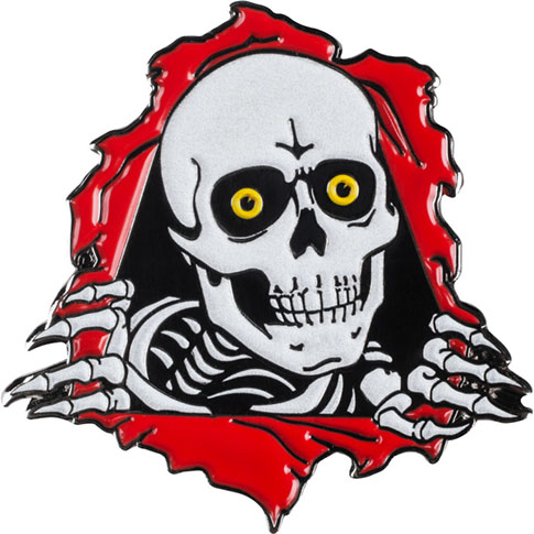 Powell Ripper Glow In The Dark Lapel Pin