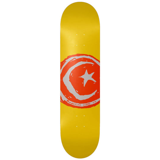 Foundation Team Star & Moon Yellow Deck 8.25