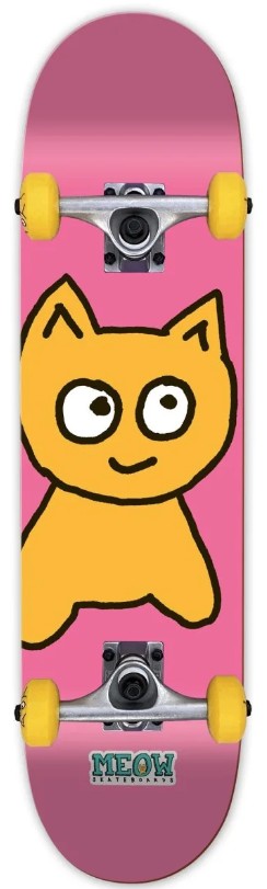 Meow Big Cat Pink Complete 7.25 X 29.50