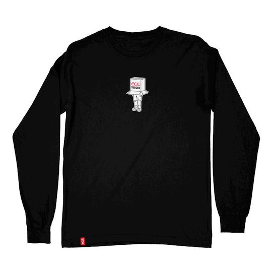 Ace Meme Black Long Sleeve Tee