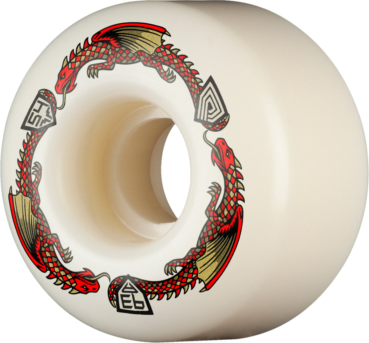 Powell Dragon Formula Red V4 54MM X 34MM 93A (Set of 4)