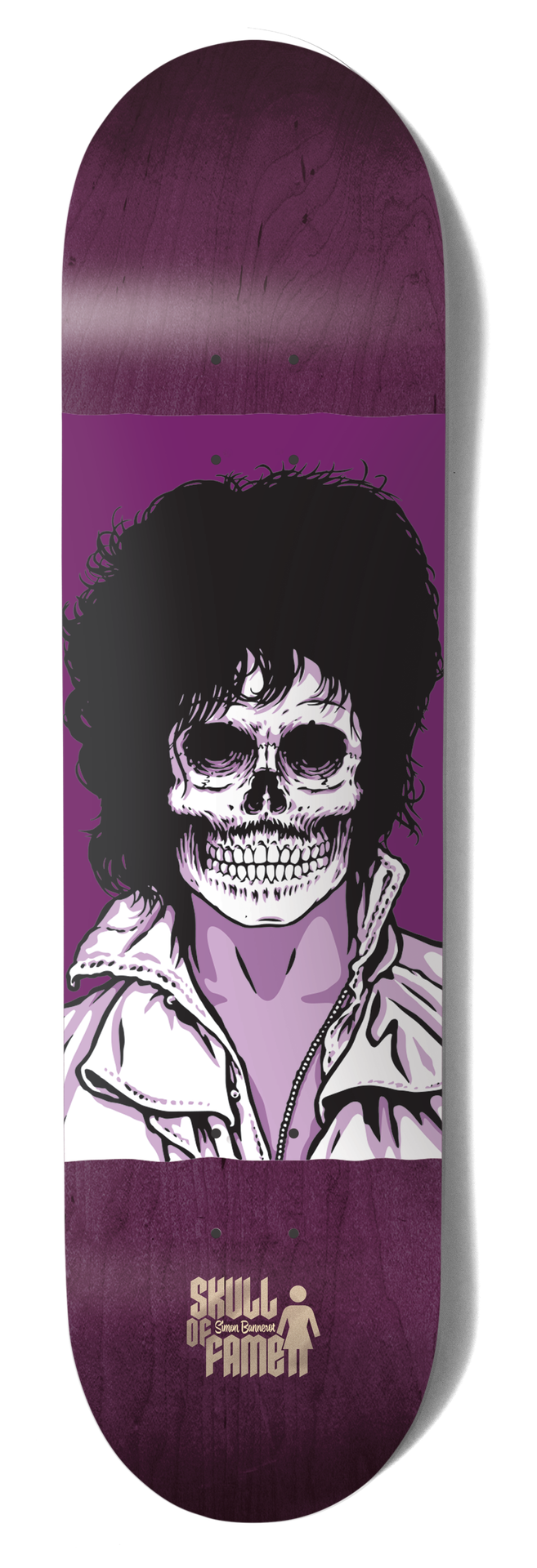 Girl Bannerot Skull Of Fame Deck 8.25 (LIMIT 1)
