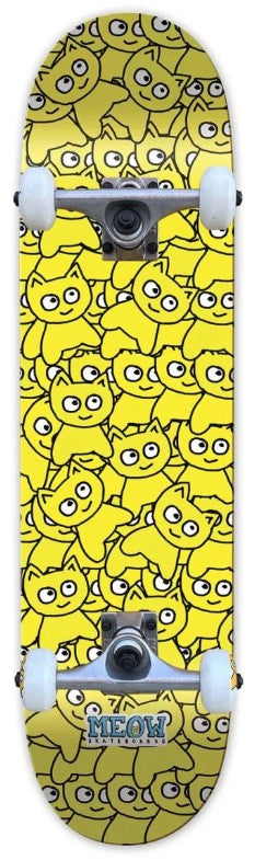 Meow Sticker Pile Cmyk Yellow Complete 6.75 X 28.50