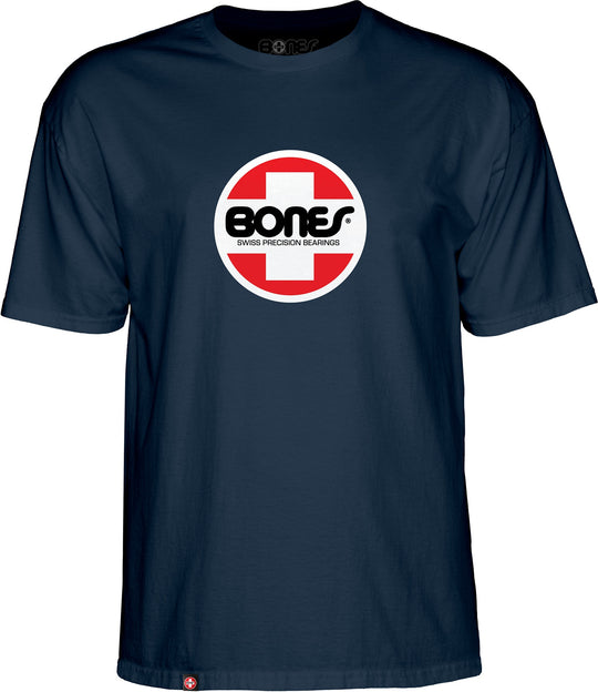 Bones OG Swiss Circle Navy Tee