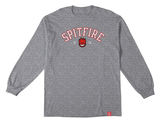 Spitfire Team Bighead Sport Grey Long Sleeve Tee