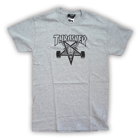 Thrasher SK8 Goat Heather Grey Tee