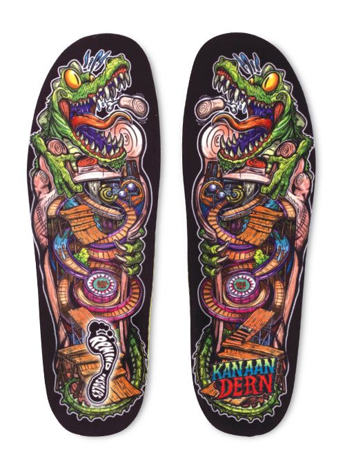 Remind Destin Impact Kanaan Dern Gnar Foot 5.5MM Low-To-All Arch Insoles Size 9 - 9.5