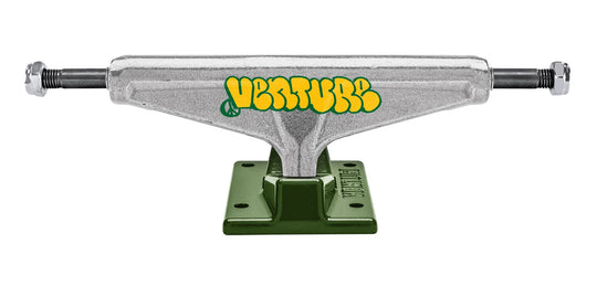 Venture 5.6 Hi Team Throw Polished/Green Truck (Pair)
