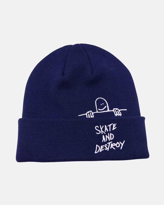Thrasher Gonz Sad Fold Beanie Navy