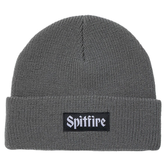Spitfire Molotov Script Beanie Charcoal