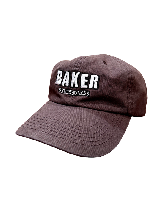 Baker Classic Logo Dad Hat Brown